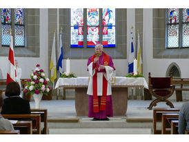 Bonifatiusandacht mit Weihbischof Prof. Dr. Karlheinz Diez in St. Crescentius (Foto: Karl-Franz Thiede)